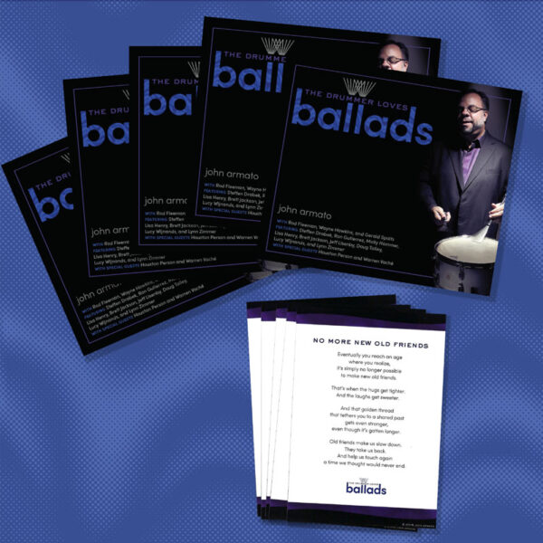 The Drummer Loves Ballads Five CDs with enclosure cards